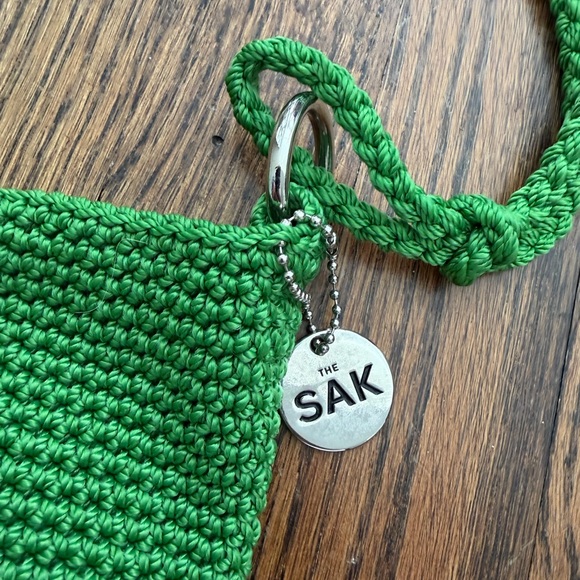 The Sak Vibrant Green Crochet Crossbody Bag - Picture 8 of 8